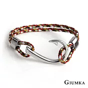 GIUMKA金屬鋼絲編織手環手鍊 鋼飾歐美海風魚鉤 個性潮流手飾 MH08023 20 H款五色