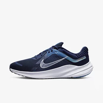 Nike Quest 5 [DD0204-400] 男 慢跑鞋 運動 休閒 路跑 透氣 舒適 緩震 深藍 白 藍