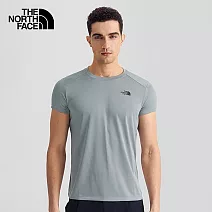 The North Face M MFO S/S POLY TEE - AP 男 舒適短袖上衣 NF0A7WB5A91 L 灰