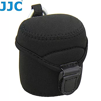 JJC中號防潑水潛水布抗震鏡頭袋JN-M含金屬掛勾(適鏡頭直徑62x高68mm)鏡頭收納袋鏡頭保護包