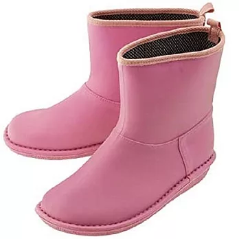 【Charming】日本製 時尚造型 個性雪靴雨鞋 粉色-712 S
