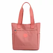【EZlife】時尚通勤防潑水手拎包- 粉色