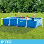 【INTEX】簡易裝長方型框架游泳池(450x220x84cm)(7127L) 適6歲+以上 (28273)