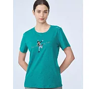 【荒野wildland】山女孩機能快乾T恤-孔雀藍色 S 孔雀藍色