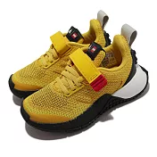 Adidas 慢跑鞋 LEGO Sport Pro EL K 童鞋 中童 黃 樂高 LEGO 小朋友 運動鞋 GW3014