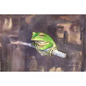 【玲廊滿藝】黃子芸Kiwi-金蛙青蛙18x26cm