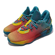 adidas 籃球鞋 Dame 7 GCA Avatar 男鞋 藍綠 橘紅 漸層 里拉德 愛迪達 FZ4409