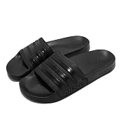 Adidas 拖鞋 Adilette Shower 男鞋 女鞋 黑 全黑 三線 一片拖 經典 基本款 愛迪達 GZ3772
