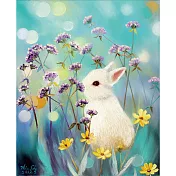 【玲廊滿藝】Miu.Ch-小野花裡的小兔子27x22cm