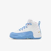 Nike Jordan 12 Retro PS [DQ4366-114] 中童 球鞋 運動 休閒 穩固 Emoji 白藍