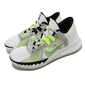 Nike 籃球鞋 Kyrie Flytrap V EP 白 黑 螢光綠 男鞋 子系列 KI DC8991-101