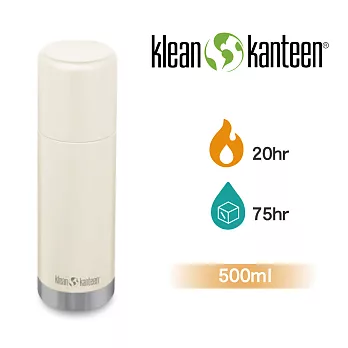 【美國Klean Kanteen】TKPro不鏽鋼保溫瓶-500ml奶油白