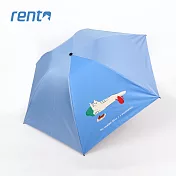 【rento】日式超輕黑膠蝴蝶傘 貓咪日記(發呆篇)