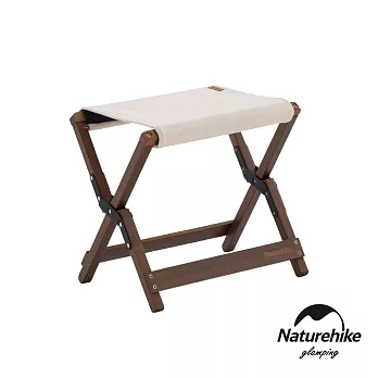 Naturehike 櫸木折疊方形板凳 胡桃木色 JJ014