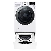 LG TWINWash WiFi雙能洗(蒸洗脫烘)滾筒洗衣機​ 15kg+2kg WD-S15TBD + WT-SD200AHW