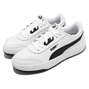Puma 休閒鞋 Tori 女鞋 白 黑 厚底 增高 基本款 復古 經典 小白鞋 38302603 24.5cm WHITE/BLACK