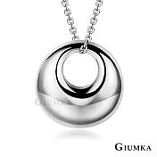 GIUMKA白鋼項鍊鋼飾質感女鍊圓圈短項鏈 甜蜜時刻 銀色/玫金色 MN03121 鋼飾推薦 45cm 銀色