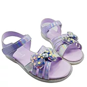 台灣製冰雪奇緣涼鞋-紫色 (F087) 涼鞋 兒童涼鞋 台灣製 女童鞋 MIT
