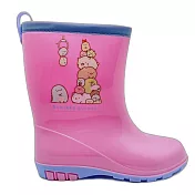 台灣製角落生物雨鞋-粉色 (B030) 雨鞋 兒童雨鞋 女童鞋 男童鞋 台灣製 MIT 雨靴