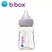 b.box PPSU嬰兒寬口圓孔奶瓶180ml (多款可選) 馬卡龍紫