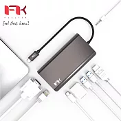 Feeltek 8 in 1 USB-C Portable Hub 多功能轉接器