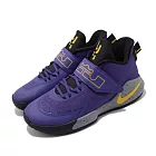 Nike 籃球鞋 LeBron Ambassador XII 男鞋 紫 黃 LBJ 23 BQ5436-500