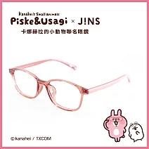 JINSx卡娜赫拉的小動物聯名膠框眼鏡(ALRF22S116) 玫瑰粉紅