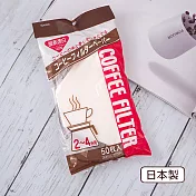 日本製Kyowa酸素漂白咖啡濾紙-2~4杯用-50枚入×6包
