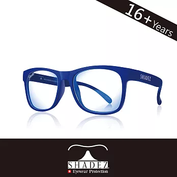 瑞士SHADEZ  成人抗藍光眼鏡 【方框設計】16+ 深邃藍_112