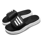 adidas 拖鞋 Alphabounce Slide 2.0 黑 白 男鞋 女鞋 緩震 魔鬼氈 愛迪達 GY9415