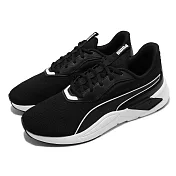 Puma 慢跑鞋 Lex 男鞋 黑 白 網布 輕量 透氣 路跑 運動鞋 37682601