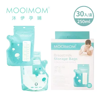 MOOIMOM 沐伊孕哺 站立式感溫母乳儲存袋 250ml(30入)
