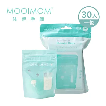 MOOIMOM 沐伊孕哺 站立式輕巧母乳儲存袋 120ml (30入)