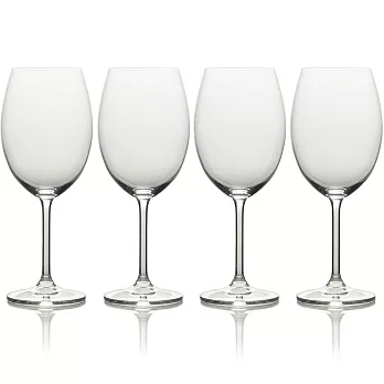 《CreativeTops》波爾多紅酒杯4入(635ml) | 調酒杯 雞尾酒杯 白酒杯