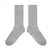 WARX除臭襪 薄款素色高筒襪 M 花灰色