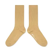 WARX除臭襪 薄款素色高筒襪 M 卡其色