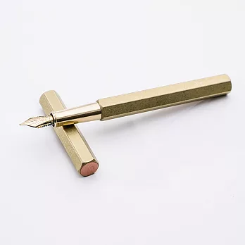 物外設計 經典核心系列 鋼筆 （黃銅、Ｍ 尖）