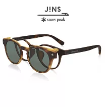 JINS x snow peak 聯名磁吸式兩用SWITCH眼鏡(AURF21S195) 木紋棕