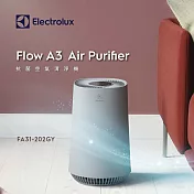 【Electrolux 伊萊克斯】Flow A3 抗菌空氣清淨機(FA31-202GY)