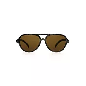 LE FOON：Flying glasses 經典飛行墨鏡 成人墨鏡 太陽眼鏡 UV400  - 棕灰玳瑁