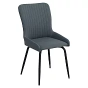 IDEA-北歐系典雅簡約休閒餐椅-三色可選 藍色