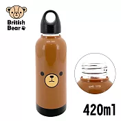 英國熊 隔熱不燙玻璃胖胖瓶420ml P-A095B
