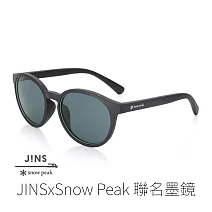 JINS x snow peak 聯名墨鏡(AURF21S015) 黑色