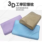 【菲尼斯】3D工學記憶枕(兩入組，顏色隨機)