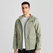 The North Face M MFO LIFESTYLE ZIP-IN JACKET 男 防水透氣連帽衝鋒衣 NF0A4NED3X3 S 綠