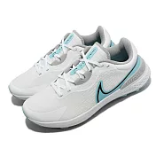 Nike 高爾夫球鞋 Infinity Pro 2 寬楦 男女鞋 白 藍 灰 緩震 高球 運動鞋 DM8449-114 24cm WHITE/BLACK