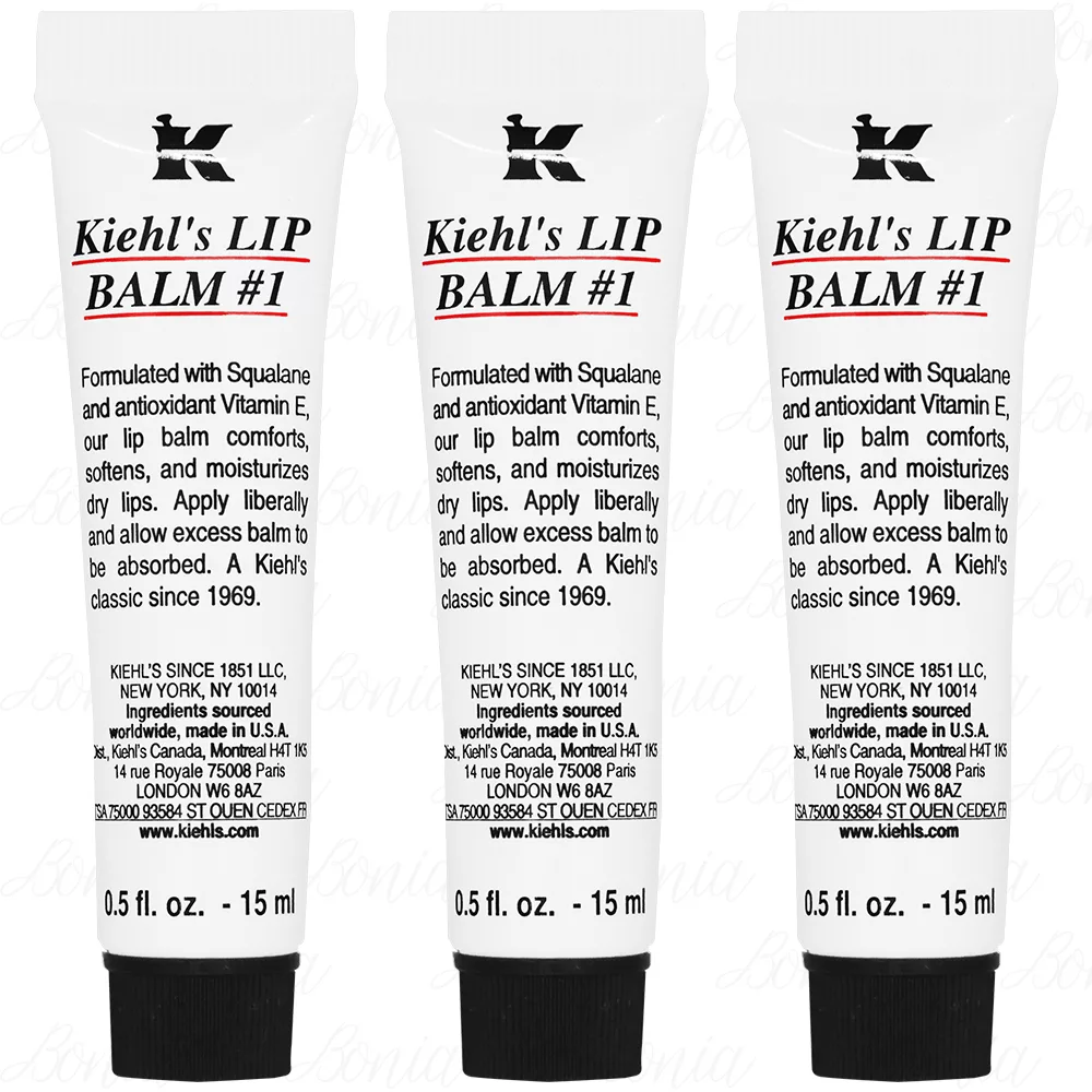 Kiehl’s 契爾氏 1號護唇膏(15ml)*3(公司貨)