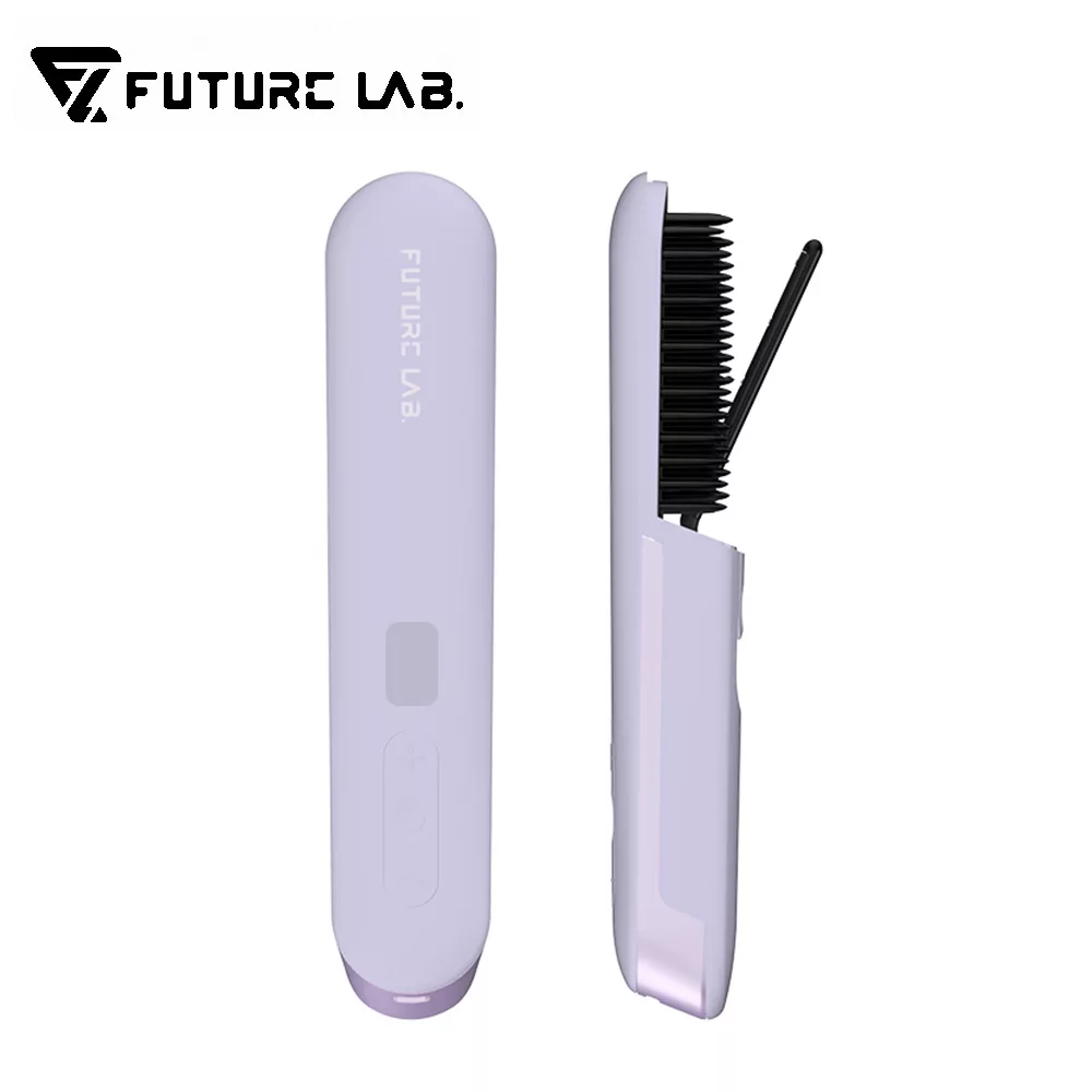 【Future Lab.】未來實驗室 Nion 2 水離子燙髮梳 丁香紫