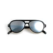 LE FOON：Flying glasses 爸爸一起戴墨鏡 成人款 成人墨鏡 太陽眼鏡 UV400  - 時髦鏡面黑