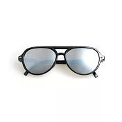 LE FOON：Flying glasses 爸爸一起戴墨鏡 寶貝款 兒童墨鏡  太陽眼鏡 UV400  - 時髦鏡面黑